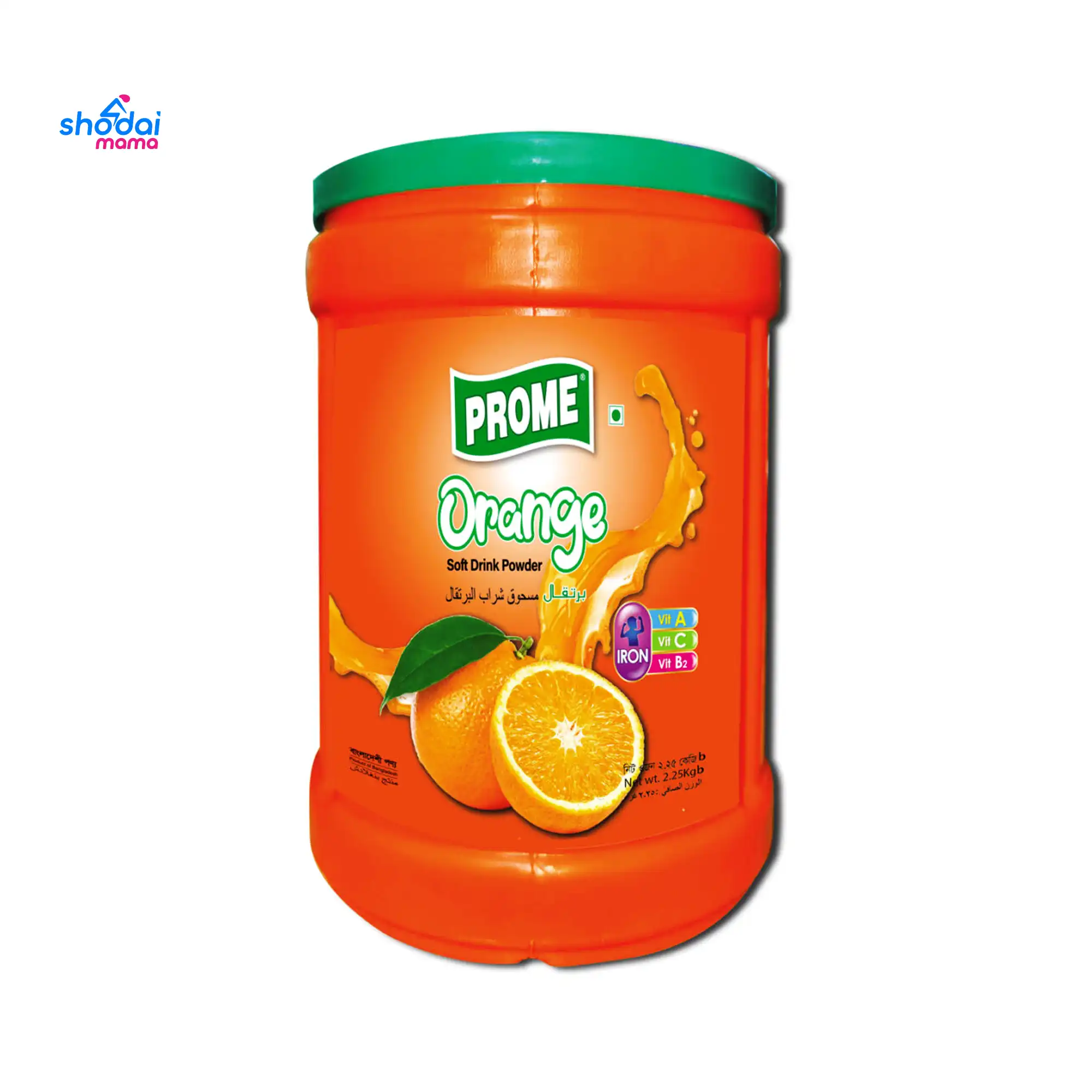 Prome Orange Soft Drink Powder 2.25kg (Cane)